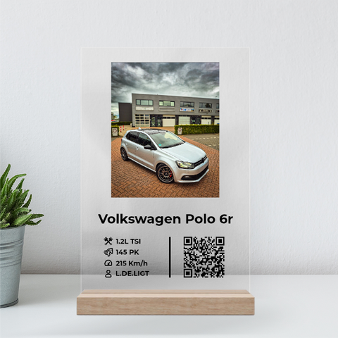 Normaal (30x20cm meest gekozen) / Houten standaard (  € 4,95)