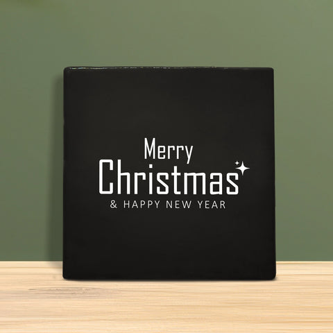 Tegeltje met Tekst - Merry Christmas.