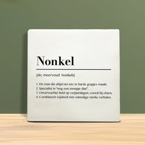 Tile with Text - Uncle with definition.