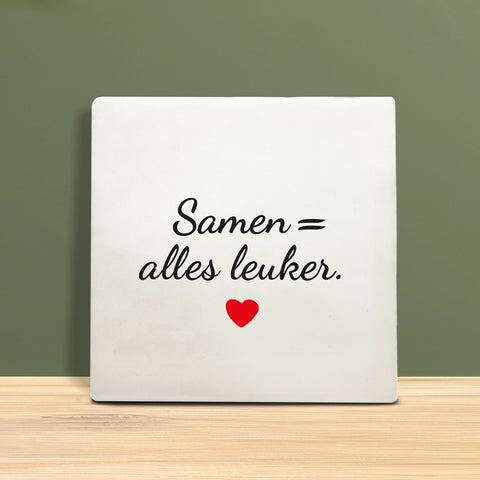 Tile with text – Together = everything is more fun.